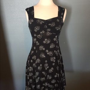 Hot Topic Flower Skull Dress